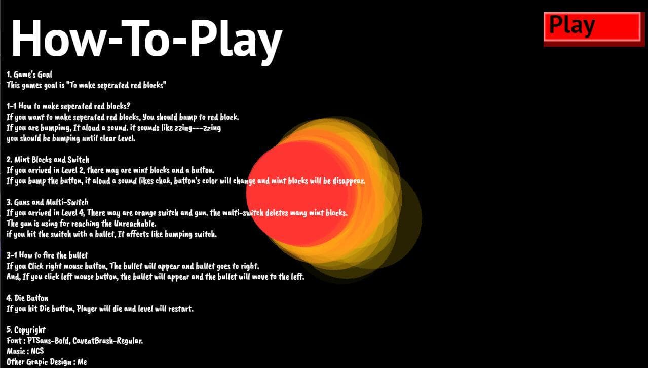 seperate the red blocks screenshot 3