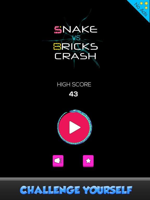 Snake vs Bricks Crash screenshot 2