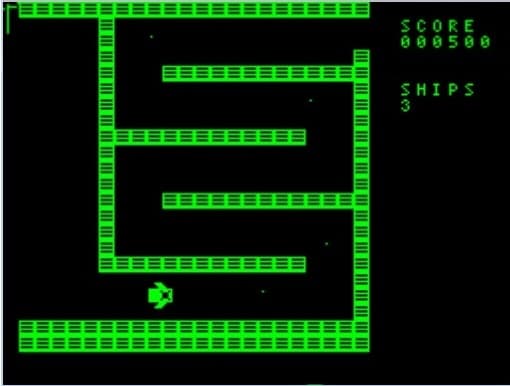 Jerrys endless travels Escape (Acorn Atom mono prototype) screenshot 3