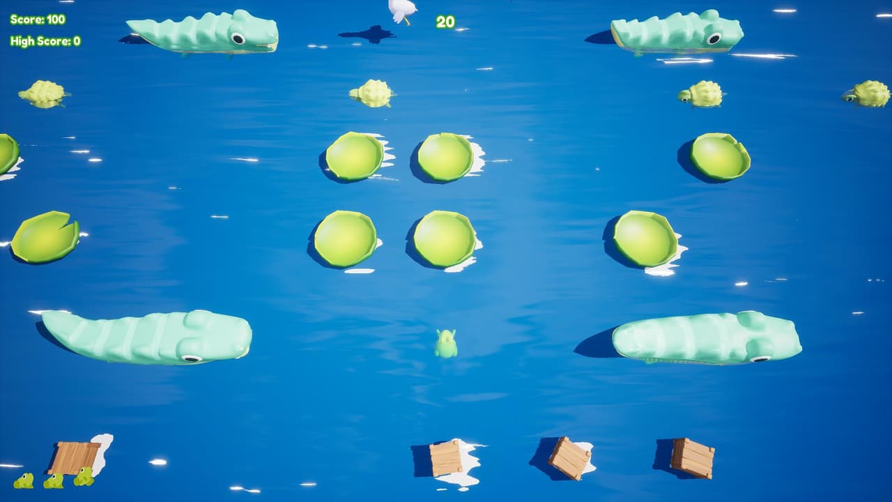 Unreal Froggy Road screenshot 4