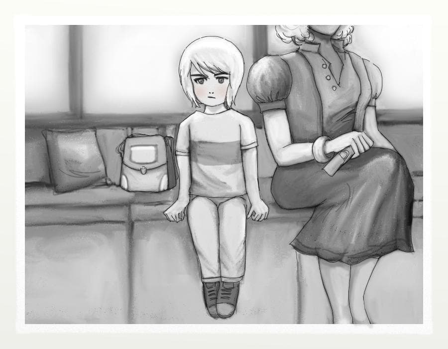 Paranoid Kid & The Shadow - Rowan Reed - Belle version