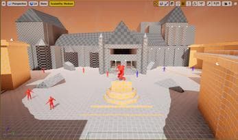 Bloodborne inspired blockout screenshot 3