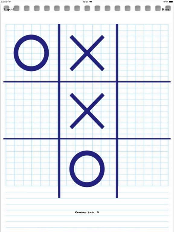 Tic Tac Toe Apple Watch screenshot 2