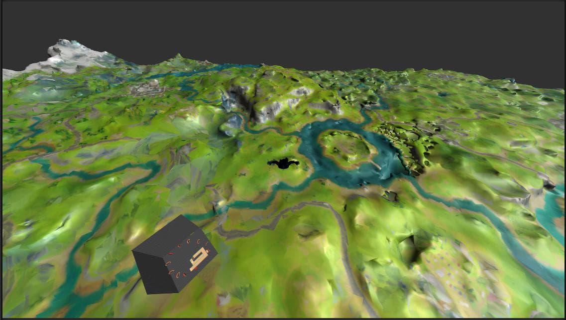 Fly and do Parkour! Outside theres a fortnite map!