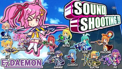 SOUND SHOOTING!! - Rhythm Action & 2D Shooter screenshot 2