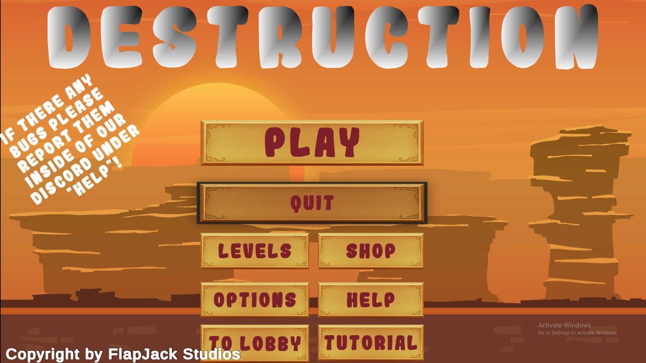 Destruction (itch) (FlapJack) screenshot 2