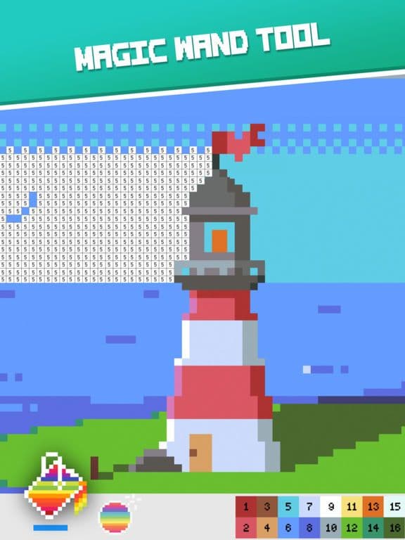 Color by Number for Adults+++ screenshot 2