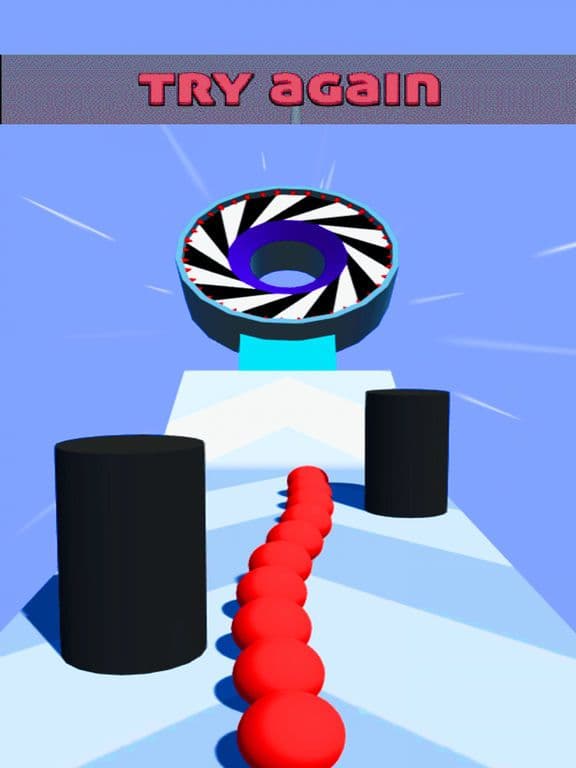 Round Hit Helix Ball screenshot 3