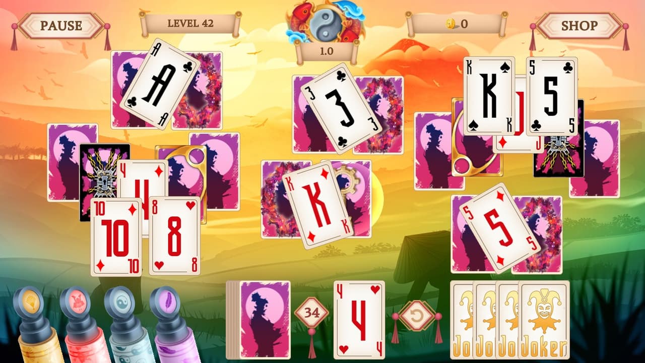Samurai Solitaire. Threads of Fate screenshot 2