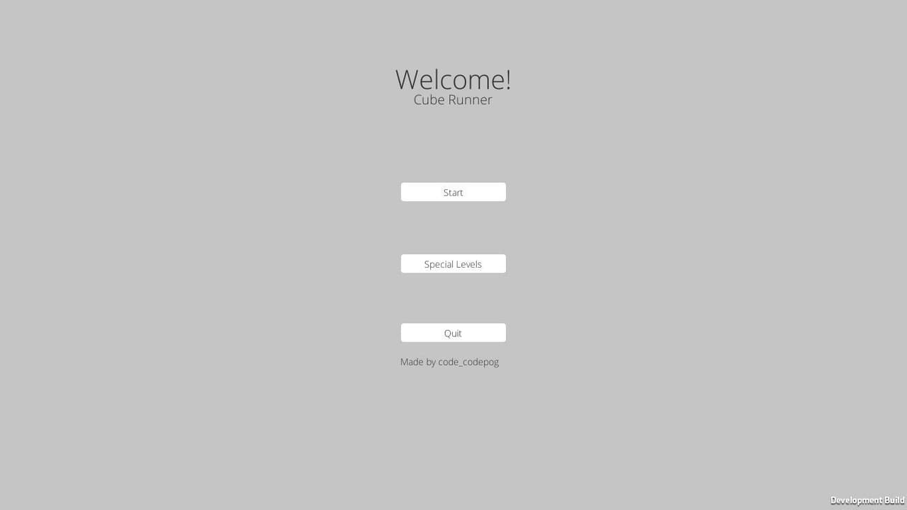 Cube Runner (itch) (codecode) screenshot 2