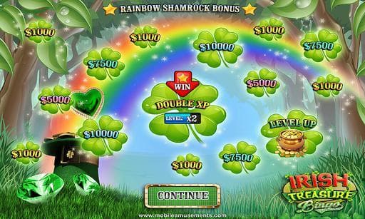 Irish Treasure Rainbow Bingo FREE screenshot 3