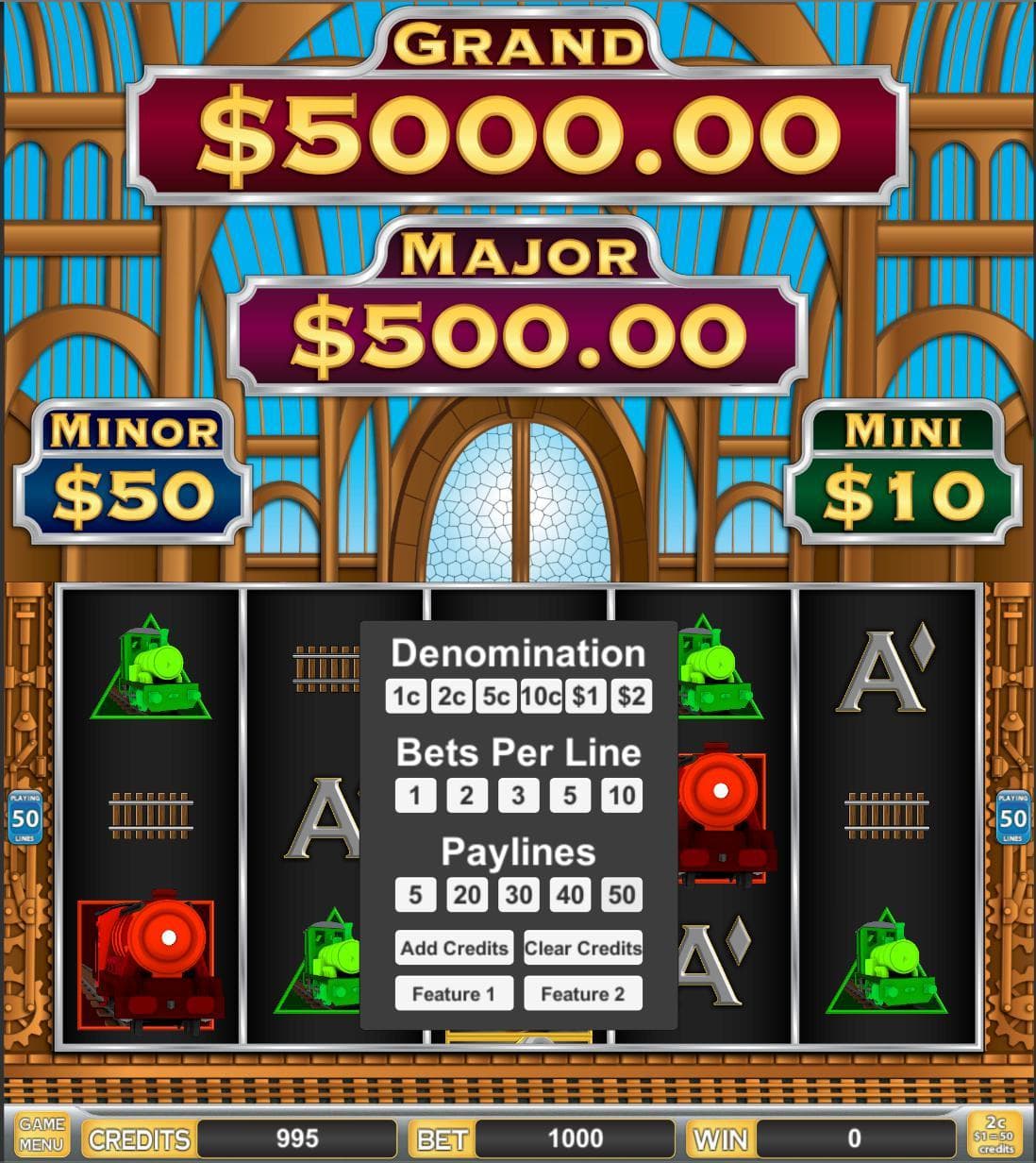Grand Locomotion (Slot machine) screenshot 3