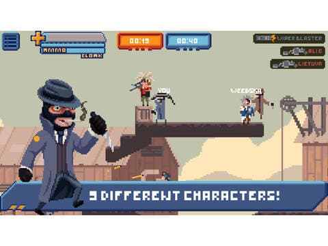 Gangfort - Online 2D Platformer Shooter screenshot 4