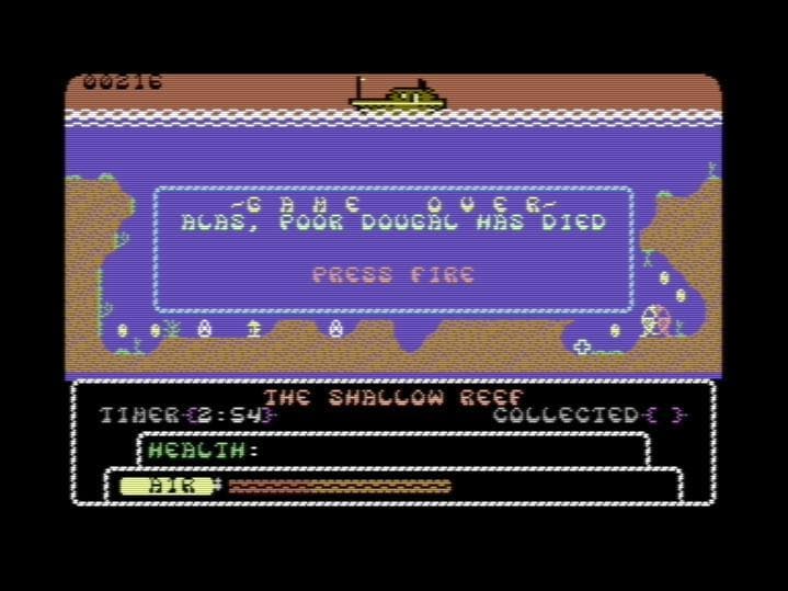 Exploding Fish (Commodore 64 game) screenshot 6