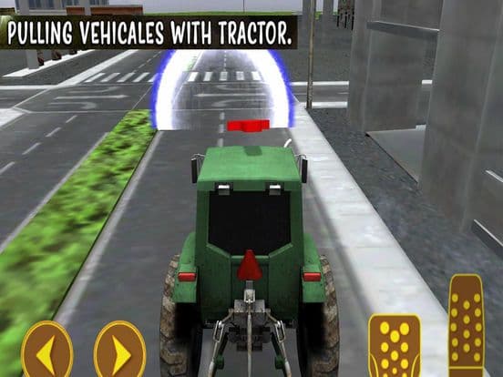 Chained Tractor Towing Car screenshot 3