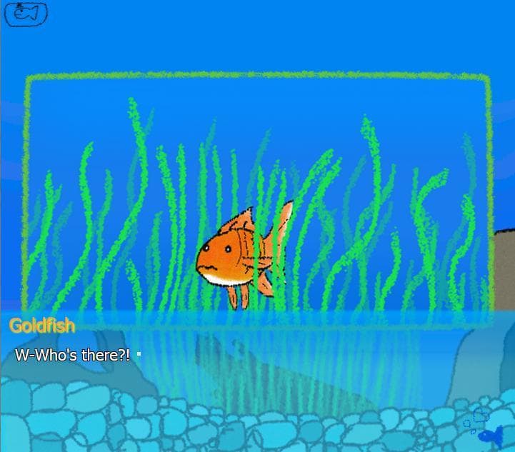 Fishual Novel: Goldfish Dating Sim screenshot 2