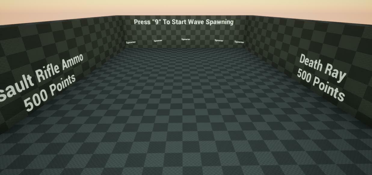UE4 Wave Spawning System (Survival Prototype) screenshot 2
