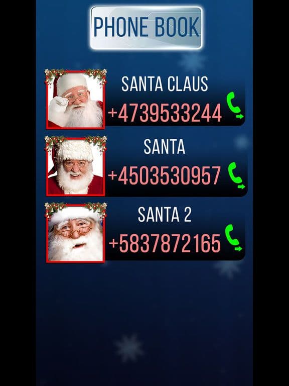 Fake Call Santa screenshot 3