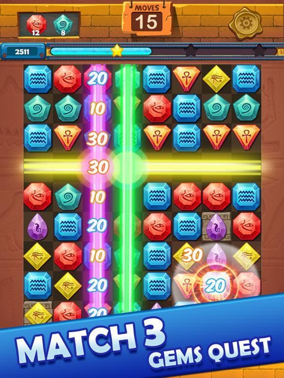 Gems Quest - Jewels Treasure screenshot 2