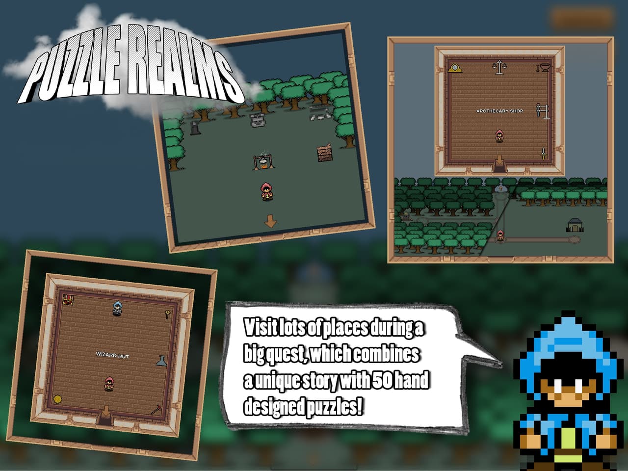 Puzzle Realms: A Cursed World Demo screenshot 3