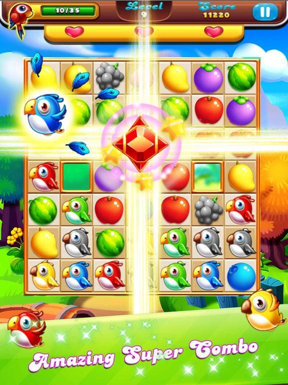 Fruits Garden & Pets - New Sweet Match 3 Blast screenshot 3