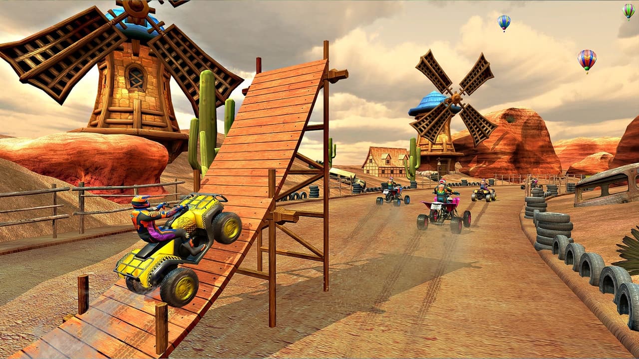 Subway Run: Quad Bike Racing FREE screenshot 4