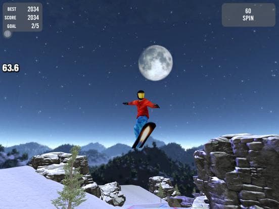 Crazy Snowboard Free screenshot 5