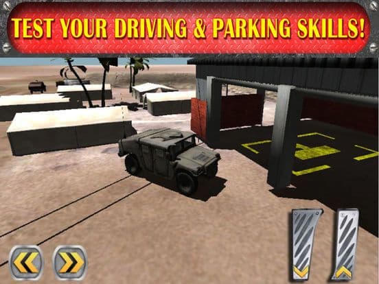 Army Humvee 3D Parking Simulator - Realistic Car Driving Test screenshot 5