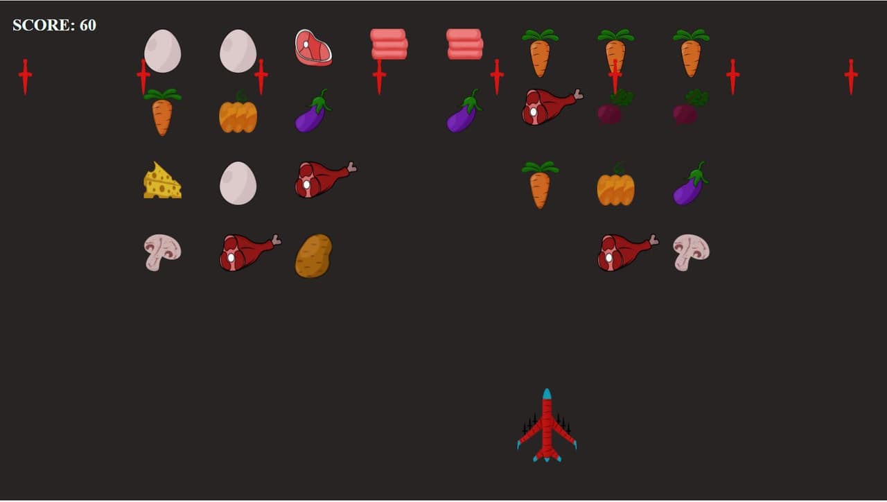 Uncooked Food Invaders screenshot 2
