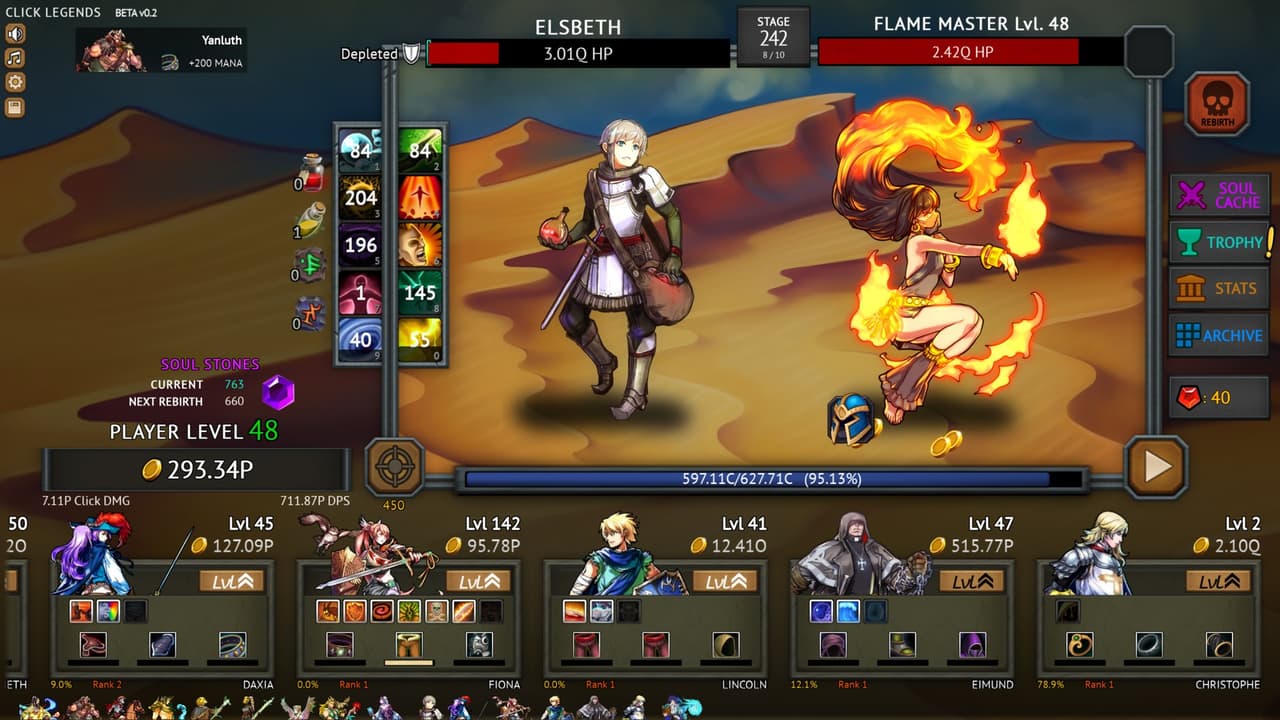 Click Legends