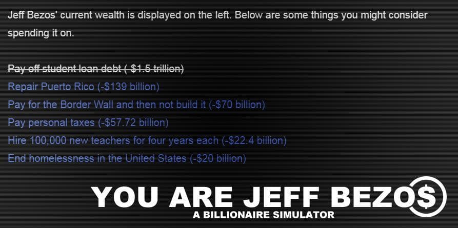 You Are Jeff Bezos