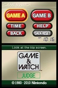 Game & Watch: Judge