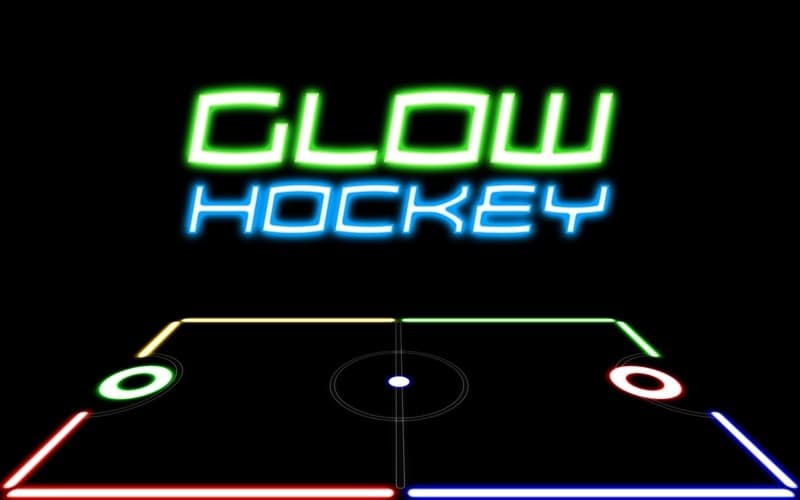 Glow Air Hockey screenshot 2