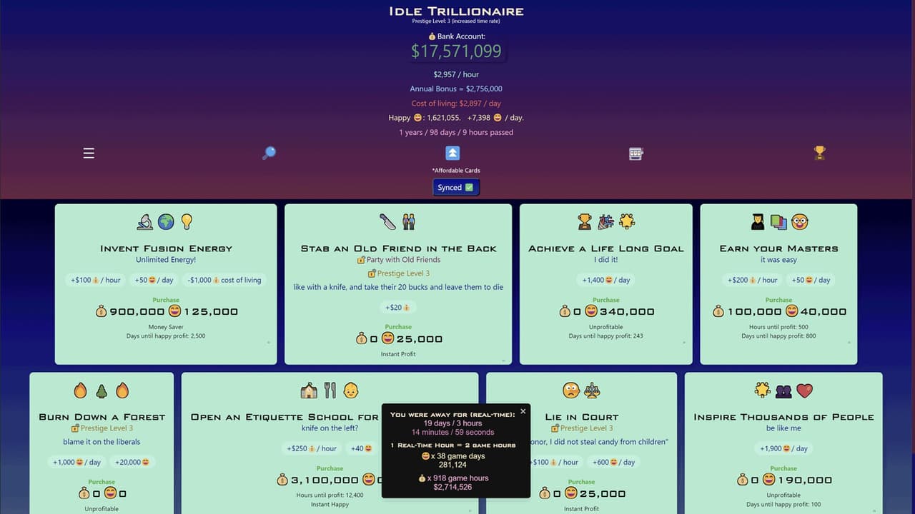Idle Trillionaire screenshot 4