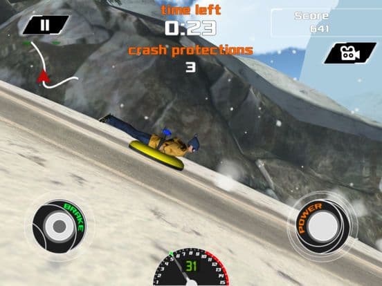 Alpine Road Sledding - eXtreme Crazy Winter Snow Racing Adventure Game FREE screenshot 2