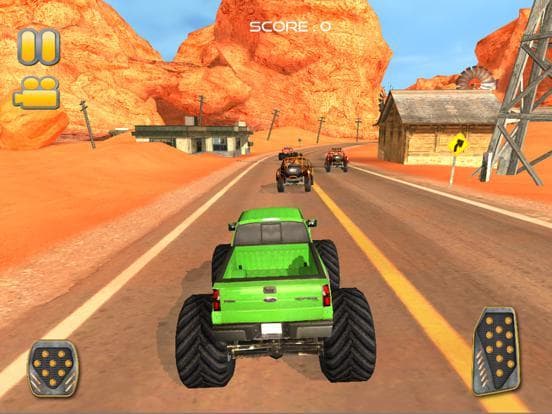 3D Monster Trucks Speed Racing Game screenshot 3