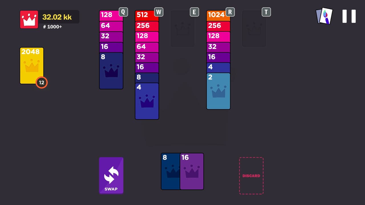 2048 Royal Cards screenshot 5