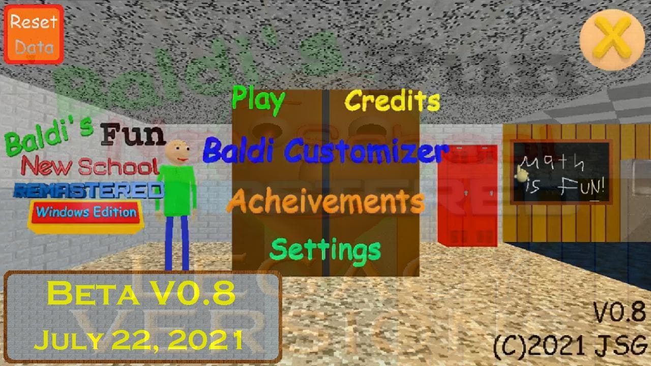 Baldis Fun New School Remastered Legacy Versions screenshot 5