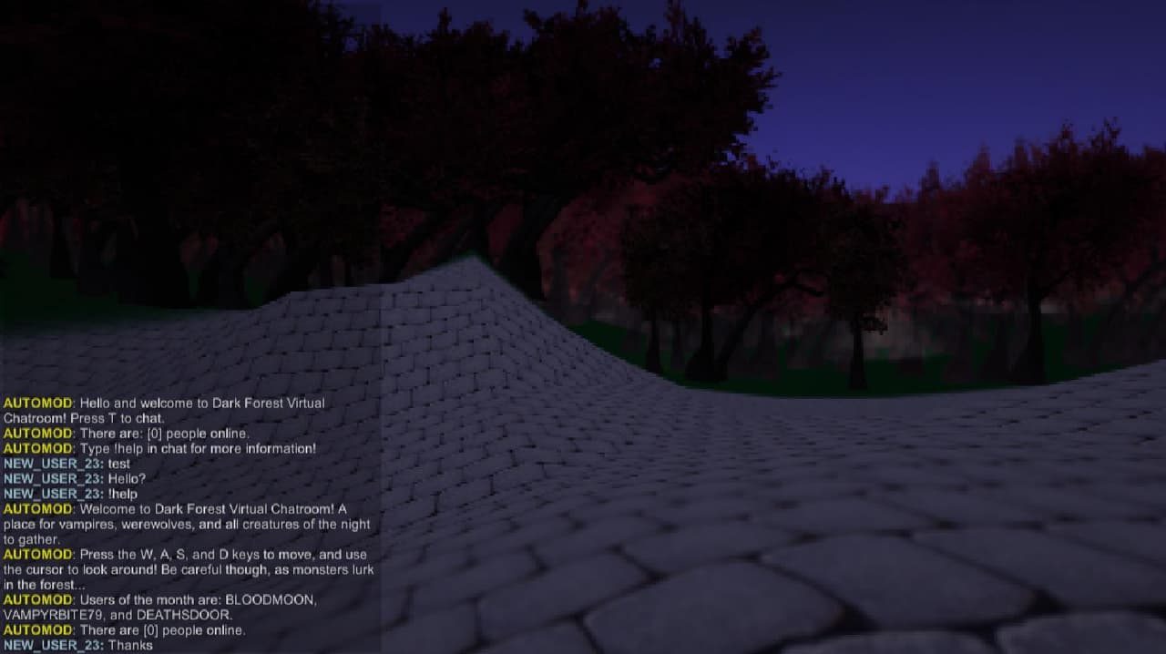 DARK FOREST VIRTUAL CHATROOM screenshot 3