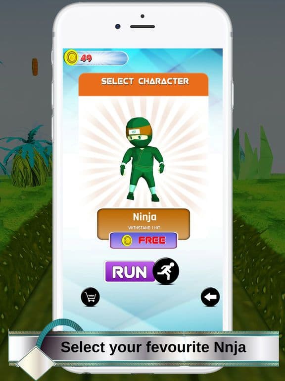 Run Ninja Subway Surfers Runner - free fun running game for Kids Go screenshot 3