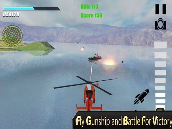 Stealth Helicopter Fingting screenshot 3