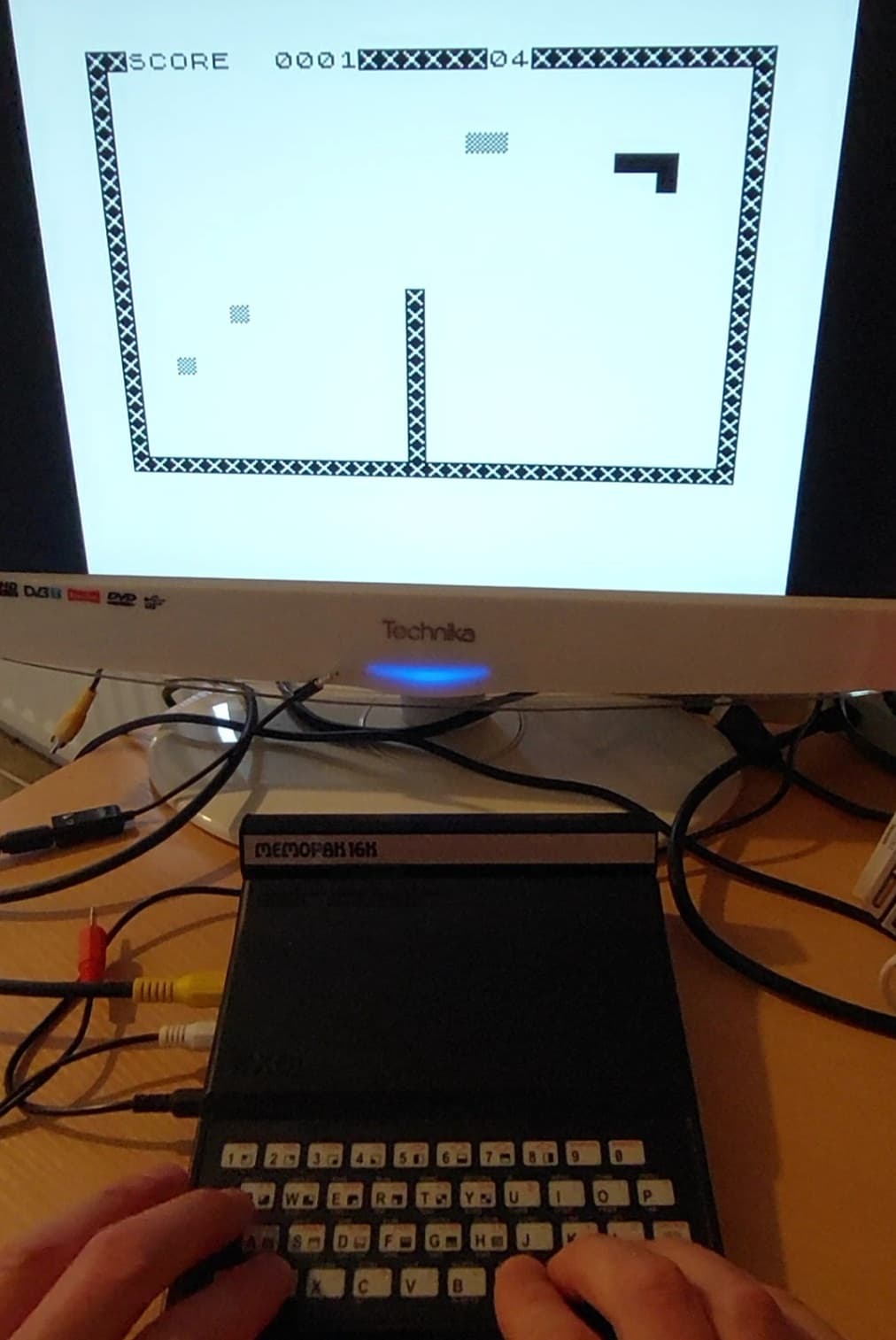 ZX81 snake game