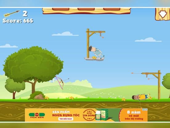 Hangman Archery Rescue screenshot 2