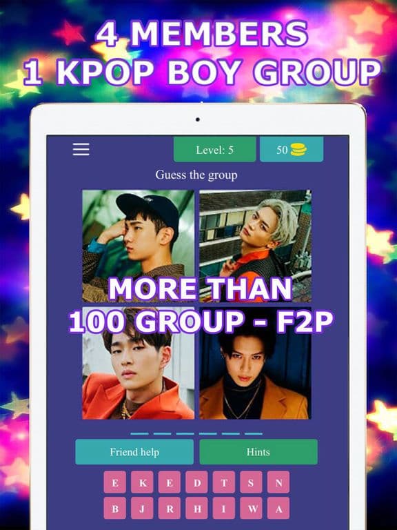 4 Members 1 KPop Boy Group