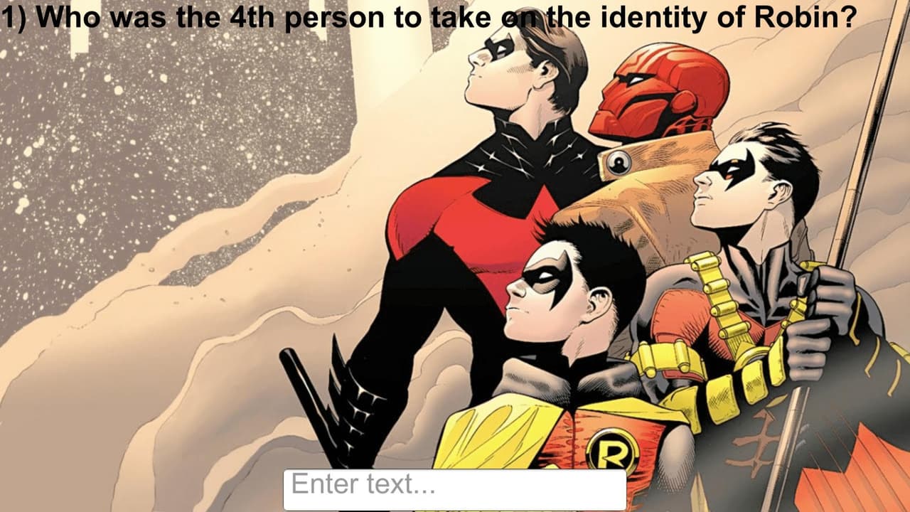 Batman Trivia Game