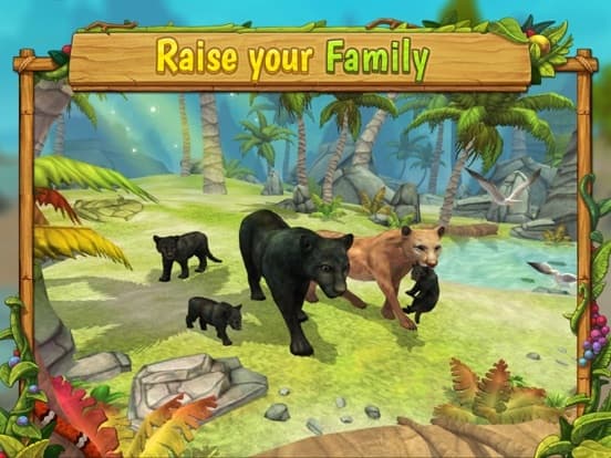 Panther Family Sim: Jungle screenshot 2