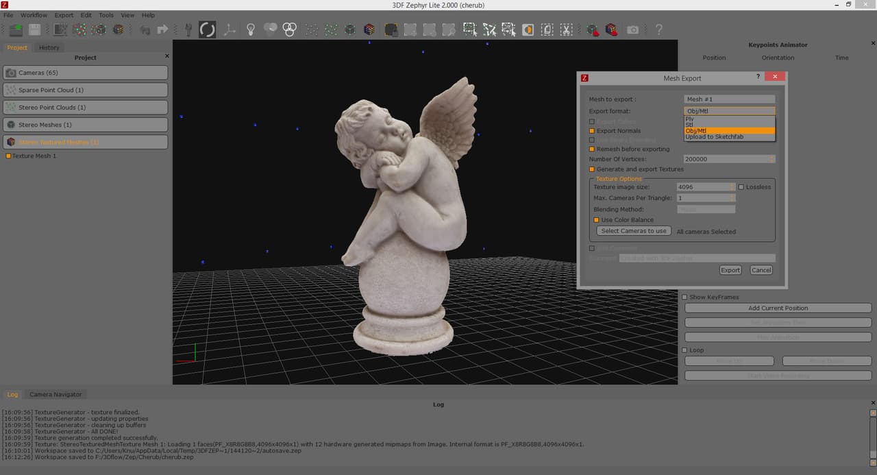 3DF Zephyr Lite screenshot 2