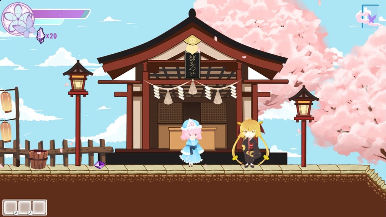 樱雪集～Yuyukos Butterfly Dream screenshot 2