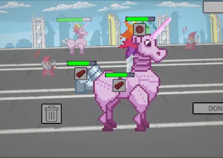 Rainbow Unicorn Rescue Unit - GGJ 2020 screenshot 2