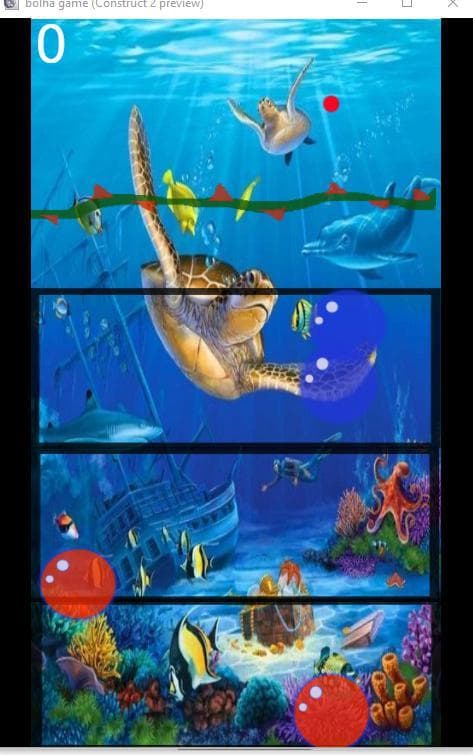 Bubble game screenshot 2